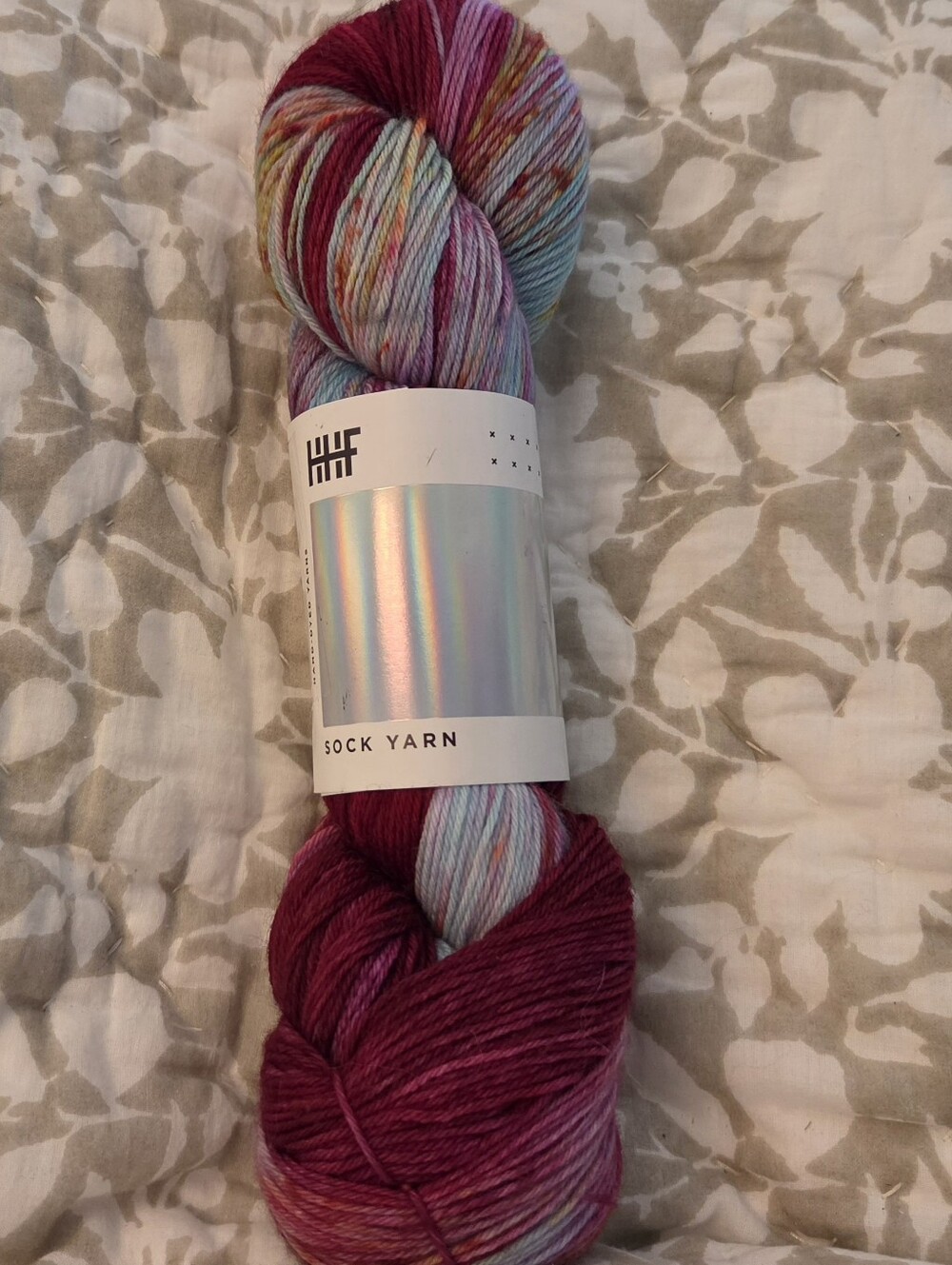 NEW  HEDGE HOG FIBRES HAND-DYED SOCK YARN MADE IN IRELAND Mulberry